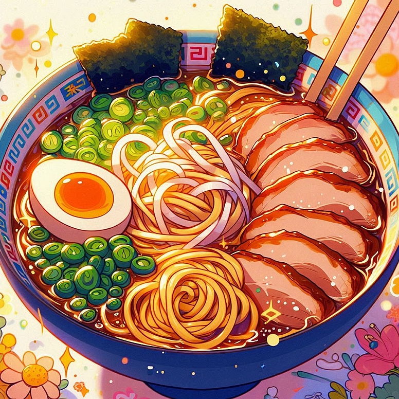 anime ramen bowl