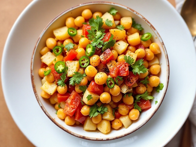 chickpea chaat