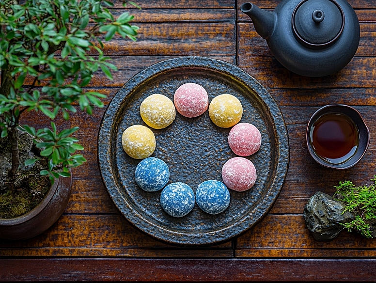 mochi in popular japanese desserts